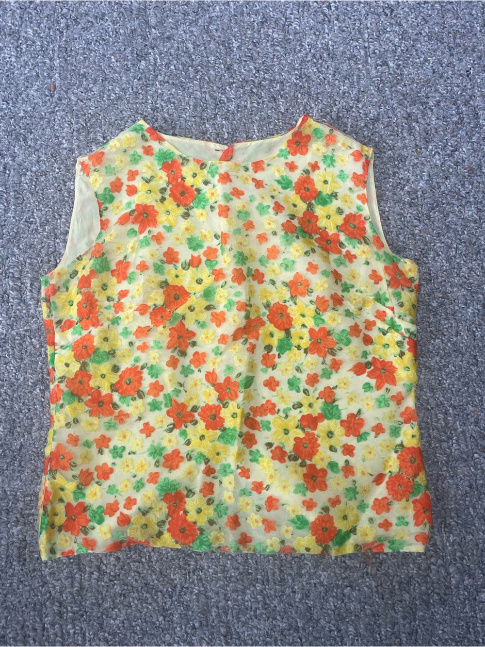 Vintage floral tank